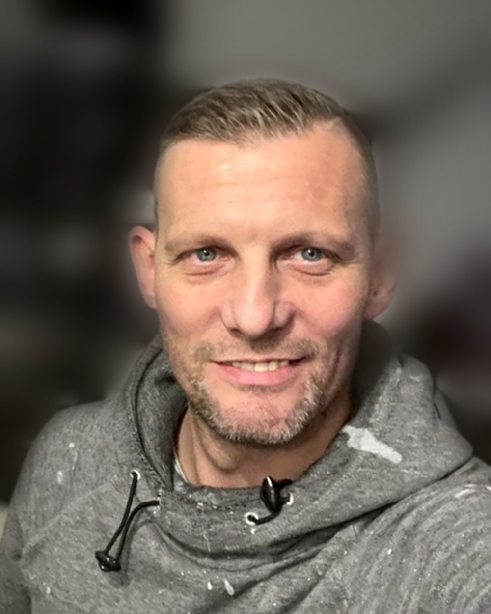 Malermeister Dominik Bonk, Inhaber des Malerfachbetriebs Bonk in Bochum